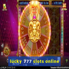 lucky 777 slots online